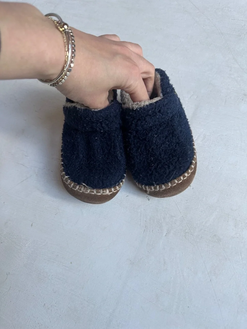 LL Bean Kids Cozy Slipper Booties 7-8